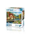 23015 House By The Pond 3000 Parça Puzzle -KS Puzzle