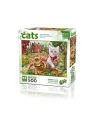 20043 Kediler Çiftlikte 500 Parça Puzzle -KS Puzzle