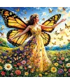 20093 PUZZLE 500 LADY BUTTERFLY