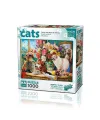 20794 PUZZLE 1000 FAMİLY CATS NEAR THE WİNDOW