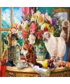 20794 PUZZLE 1000 FAMİLY CATS NEAR THE WİNDOW