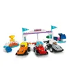 10445 Lego Duplo F1 Takımı Yarış Arabaları ve Sürücüleri 70  parça +2aş