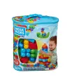 CYP67 MEGA BLOKS® 60 parçalı Blok Torbaları 2 asorti - Mavi - Pembe +1 yaş