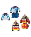 POLI MRT-674 Robocar Poli Mini Transforming Kasabanın Kurtarma Araçları 4lü Set