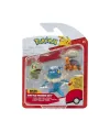 POK 95155-D Pokemon Battle 3lü Figür Seti Asorti