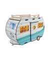 ÇG95 Ahşap Karavan Turkuaz -Okutan