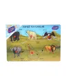 ONY-328 329 Onyıl, Ahşap Tutmalı Vahşi Hayvanlar