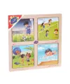 ONY-343/344/345/346 Ahşap Eğitici 4lü Puzzle -Onyıl