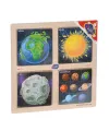 ONY-343/344/345/346 Ahşap Eğitici 4lü Puzzle -Onyıl