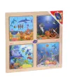 ONY-343/344/345/346 Ahşap Eğitici 4lü Puzzle -Onyıl