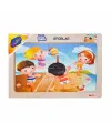 ONY-85-86-87-88 Ahşap Eğitici Puzzle Sporlar -Onyıl