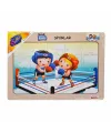 ONY-85-86-87-88 Ahşap Eğitici Puzzle Sporlar -Onyıl