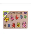 131-132 ONY Ahşap Tutmalı Puzzle Büyükten Küçüğe -Onyıl