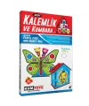 5304 Ahşap Kalemlik ve Kumbara Seti