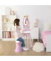 7600320250 Smoby Disney Prensesleri 2si1 arada Güzellik Masası Oyun Seti