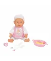 030021 Sunman, Bebelou Yemek Zamanı Sesli Bebek Seti 35 cm / +3 yaş