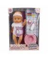 2030121 Sunman, Boubou Altını Islatan ve Konuşan Bebek Seti 30 cm