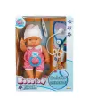 30111 Bebelou Doktor Zamanı Sesli Bebek Seti 35 cm -Sunman(Ürün oyuncaktır)