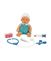 30111 Bebelou Doktor Zamanı Sesli Bebek Seti 35 cm -Sunman(Ürün oyuncaktır)