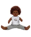 1060091 Dada Kıvırcık Saçlı Bebek 60 cm -Sunman