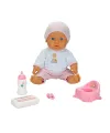 1030141 Sesli Bebelou Tuvalet Zamanı Bebek Seti 32 cm -Sunman