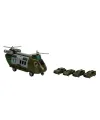 4782 SUN-RYL-MXX-GARAJ SET POLİS AMBULANS ASKER TAŞIYICI HELİKOPTER ARB 3R