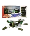 4782 SUN-RYL-MXX-GARAJ SET POLİS AMBULANS ASKER TAŞIYICI HELİKOPTER ARB 3R