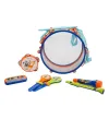 4254 SUN-RST-ECH-MÜZİK SET DAVUL 2MARAKAS TEF FLÜT MİKROFON 2BAGET MIZIKA
