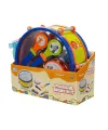 4254 SUN-RST-ECH-MÜZİK SET DAVUL 2MARAKAS TEF FLÜT MİKROFON 2BAGET MIZIKA
