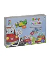 LCBYB003 Laço Kids Baby Puzzles - Taşıtlar / 2+2+3+4 Parça Puzzle / +1 yaş