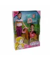 WG-115162 Kutulu 29cm Atlı Kızı ve Anne Bebek - Vardem Oyuncak
