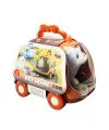 JND-6801 Taşıma Araba Çantalı Hareketli Pilli Kedi Set -Vardem Oyuncak