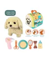 JND-3615 Taşıma Çantalı Hareketli Pilli Köpek Set (Pet Shop) -Vardem Oyuncak