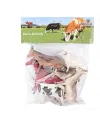 SH-9001-Vardem Poşetli 6Pcs 8 İnch  Çiftlik Hayvan ve Dinozor Set