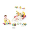 BIB6016- Vardem Piyanolu Bebek Yürüteci ve Tavşan Desenli Kırmızı Oyun Halısı  2 in 1