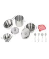 ATF-3815-1A 11 PARÇA ÇELİK TENCERE TAVA SET