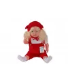 5214 60 CM TRİKOLU TULUMLU SAÇLI BÜYÜK BEBEK