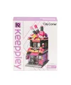 KP0103 Keeppley City Corner - Trendy Cosmetics Store - Kozmetik Mağazası 348 Parça Yapım Seti