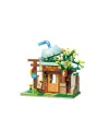 KP28021 Keeppley Lovely Street - Ash Cat Milk Tea Shop 411 Parça Yapım Seti