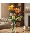 LZ1658 LOZ Eternal Flowers Serisi - Güneşli ve Enerjik Turuncu 456 Parça Yapım Seti