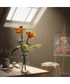 LZ1658 LOZ Eternal Flowers Serisi - Güneşli ve Enerjik Turuncu 456 Parça Yapım Seti