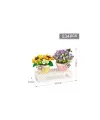 LZ1674 LOZ Eternal Flowers Serisi - Saksıda Çiçekler Letters from Spring Baby’s Breath Daisy With Bee 534 Parça Yapım Seti