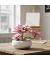 P655064 PANLOS PEMBE NİLÜFER SUKULENT MODEL 82 PARÇA BLOCK OYUNCAK
