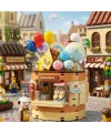 P881201 PANLOS TEDDY BEAR KOLEKSİYONU DONDURMA DÜNYASI 354 PARÇA BLOCK OYUNCAK