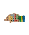 KM5655 Ahşap Kirpi Bultak -Kumtoys
