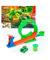 JMK91 Hot Wheels Monster Trucks Mutant Kaosu Çemberde Yarış Oyun Seti