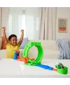 JMK91 Hot Wheels Monster Trucks Mutant Kaosu Çemberde Yarış Oyun Seti