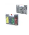 24 Pcs Matkap Ucu Ahşap-Beton-Metal ( Bits Uç -- + ⁕ Seti ++ Dübel 5-6-8-10 Mm IEGGTBC