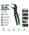 600 A03 2v9 529 250 Mm 10 Ford Papağan Pense 0- 46 Mm Ağız Ölçü Ergonamik Yumuşak Sap 60 ± Kesme Sertlik IEGPQ5F