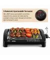 Sinbo Sbg-7102 Elektrikli Izgara (kokusuz & Dumansız) (5 Kademeli Termostat=100-260℃) ( Yapışmaz ) (kolay Temizlenir) (2000w)*2